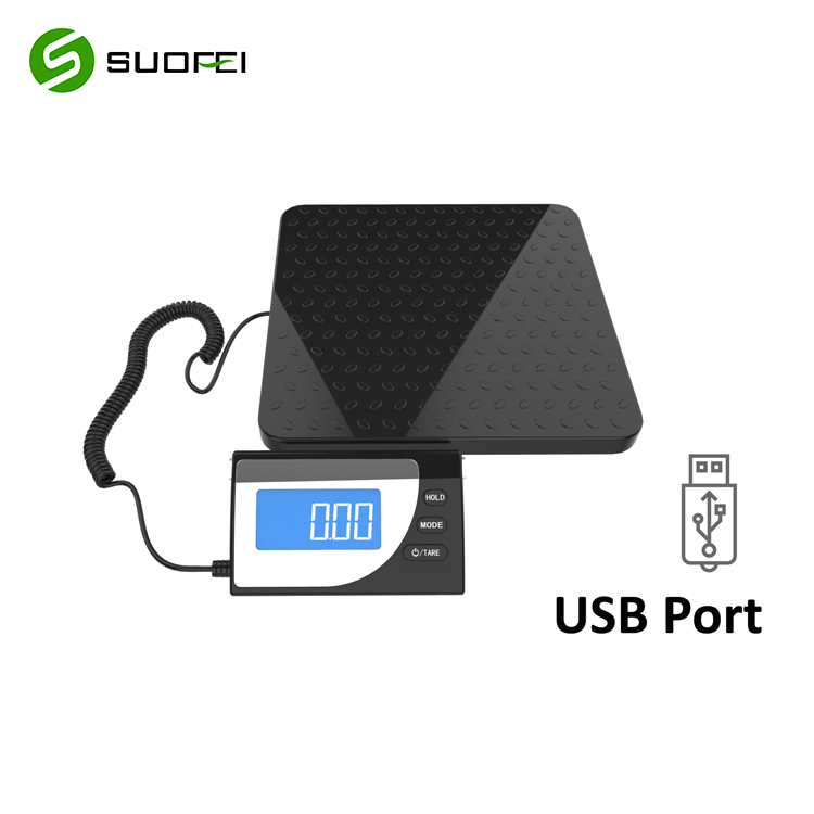 China supplier Smart Weigh Heavy Duty Digital Postal Parcel Scale UPS USPS Post Office Scale (880 Lb  Large Aluminum Platform) sf 884